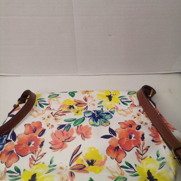 St. John's Bay Crossbody Purse Bag Adjustable Strap Pockets Floral Colorful - Picture 6 of 13